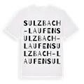 Sulzbach-Laufen ordlek t-shirt