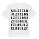Sulzfeld ordlek t-shirt