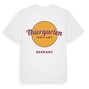 Thiergarten cirkel t-shirt – ekologisk bomull t-shirt från Pinshirt