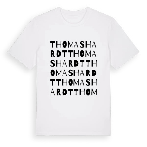 Thomashardt ordlek t-shirt – ekologisk bomull t-shirt från Pinshirt