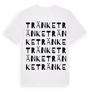 Tränke ordlek t-shirt – ekologisk bomull t-shirt från Pinshirt