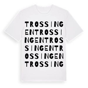 Trossingen ordlek t-shirt – ekologisk bomull t-shirt från Pinshirt