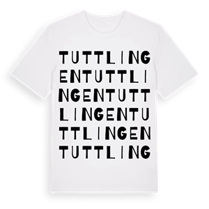 Tuttlingen ordlek t-shirt – ekologisk bomull t-shirt från Pinshirt