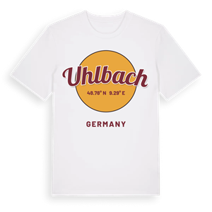 Uhlbach cirkel t-shirt – ekologisk bomull t-shirt från Pinshirt