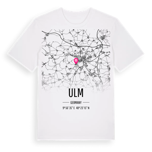 Ulm karta t-shirt – ekologisk bomull t-shirt från Pinshirt