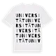 Universität ordlek t-shirt