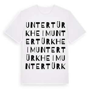 Untertürkheim ordlek t-shirt – ekologisk bomull t-shirt från Pinshirt