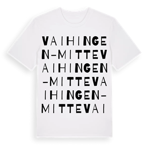 Vaihingen-Mitte ordlek t-shirt – ekologisk bomull t-shirt från Pinshirt