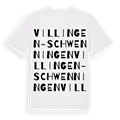 Villingen-Schwenningen ordlek t-shirt