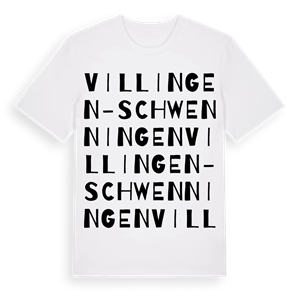 Villingen-Schwenningen ordlek t-shirt – ekologisk bomull t-shirt från Pinshirt