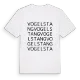 Vogelstang ordlek t-shirt