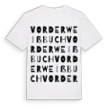 Vorderweißbuch ordlek t-shirt