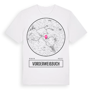 Vorderweißbuch t-shirt – ekologisk bomull t-shirt från Pinshirt