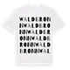 Waldbronn ordlek t-shirt