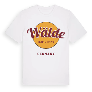 Wälde cirkel t-shirt – ekologisk bomull t-shirt från Pinshirt