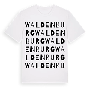 Waldenburg ordlek t-shirt – ekologisk bomull t-shirt från Pinshirt