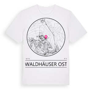 Waldhäuser Ost t-shirt – ekologisk bomull t-shirt från Pinshirt