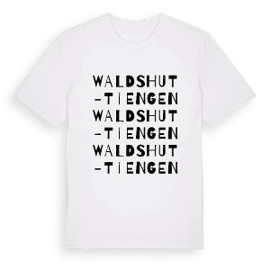 Waldshut-Tiengen ordlek t-shirt – ekologisk bomull t-shirt från Pinshirt