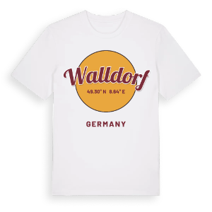 Walldorf cirkel t-shirt – ekologisk bomull t-shirt från Pinshirt