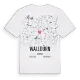 Walldürn karta t-shirt