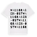 Wallgraben-Ost ordlek t-shirt