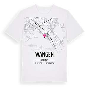 Wangen karta t-shirt – ekologisk bomull t-shirt från Pinshirt