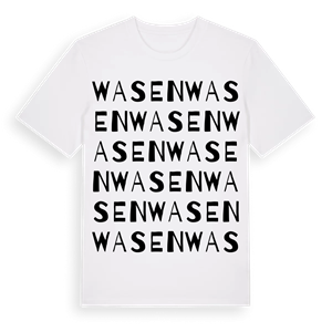 Wasen ordlek t-shirt – ekologisk bomull t-shirt från Pinshirt