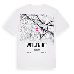 Weißenhof karta t-shirt – ekologisk bomull t-shirt från Pinshirt