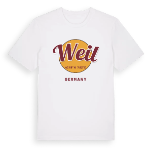 Weil cirkel t-shirt – ekologisk bomull t-shirt från Pinshirt
