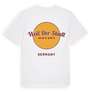Weil der Stadt cirkel t-shirt – ekologisk bomull t-shirt från Pinshirt