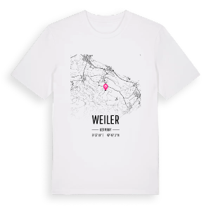Weiler karta t-shirt – ekologisk bomull t-shirt från Pinshirt