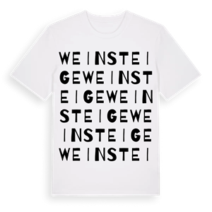 Weinsteige ordlek t-shirt – ekologisk bomull t-shirt från Pinshirt