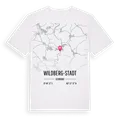 Wildberg-Stadt karta t-shirt