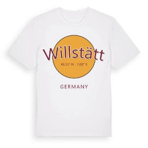 Willstätt cirkel t-shirt – ekologisk bomull t-shirt från Pinshirt