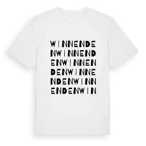 Winnenden ordlek t-shirt – ekologisk bomull t-shirt från Pinshirt