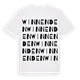 Winnenden ordlek t-shirt
