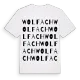 Wolfach ordlek t-shirt