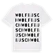Wolfbusch ordlek t-shirt