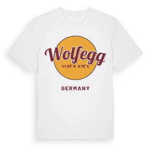 Wolfegg cirkel t-shirt – ekologisk bomull t-shirt från Pinshirt