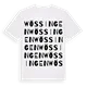 Wössingen ordlek t-shirt