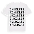 Zaberfeld ordlek t-shirt