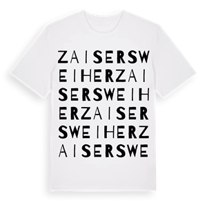 Zaisersweiher ordlek t-shirt – ekologisk bomull t-shirt från Pinshirt