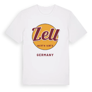 Zell cirkel t-shirt – ekologisk bomull t-shirt från Pinshirt