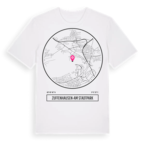 Zuffenhausen-Am Stadtpark t-shirt – ekologisk bomull t-shirt från Pinshirt