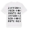Zuffenhausen-Hohenstein ordlek t-shirt
