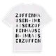 Zuffenhausen-Im Raiser ordlek t-shirt