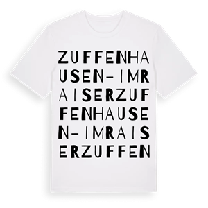 Zuffenhausen-Im Raiser ordlek t-shirt – ekologisk bomull t-shirt från Pinshirt