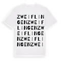 Zweiflingen ordlek t-shirt