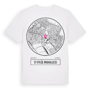 17 Eylül Mahallesi t-shirt – ekologisk bomull t-shirt från Pinshirt