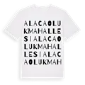Alacaoluk Mahallesi ordlek t-shirt